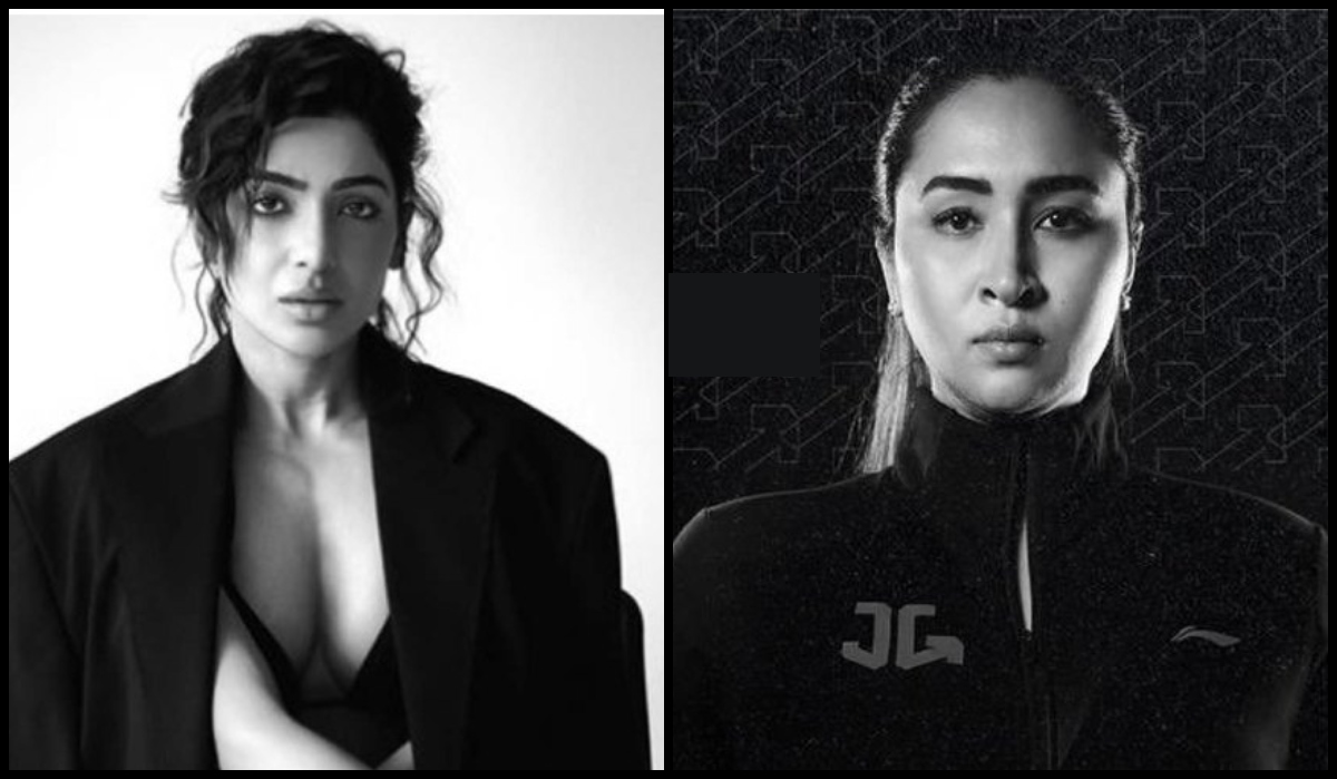 Actor Samantha Ruth Prabhu and badminton star Jwala Gutta
